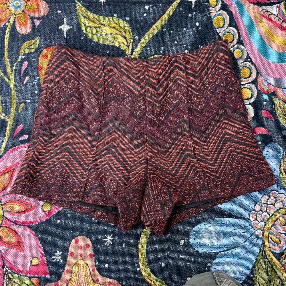 Chevron Knit Shorts 2010s Festival Twee Forest Whimsy Twee Whimsitwee Retro S